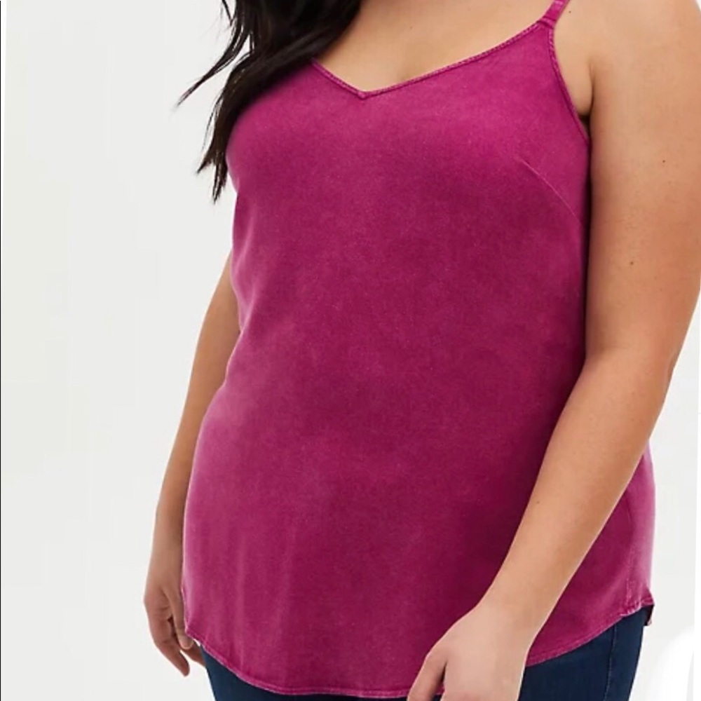 TORRID -  AVA - WASHED SOFT-STRETCH CHALLIS CAMI